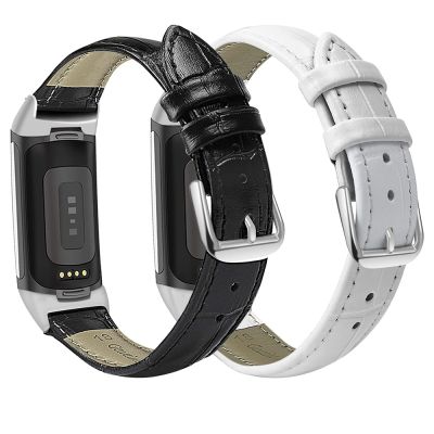 [ขายดี] สายนาฬิกาสำหรับ Fitbit Charge 5 4 3 2สายหนังสายรัดข้อมือห่วงสำหรับ Fitbit Charge 3 4 SE สร้อยข้อมือ Correa
