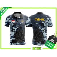 Wangki Polo Shirt TNI AL 03 Fullprint Custom Sublime