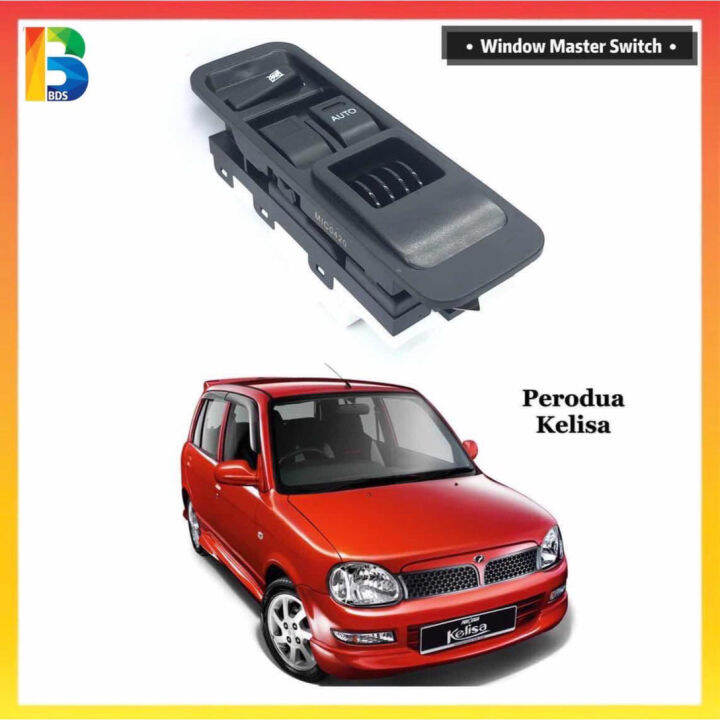 Perodua Kelisa Window Master Switch Car Oem Spare Parts Power Window Main Switch Tingkap Lazada