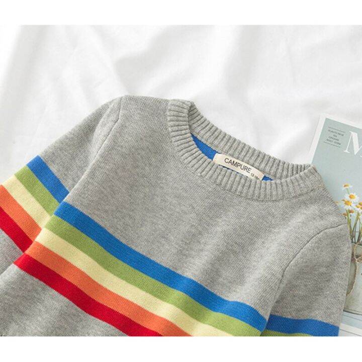 2023-kids-sweaters-winter-childrens-sweater-rainbow-striped-girls-boys-kint-sweaters-autumn-baby-warm-wool-tops-kids-clothes