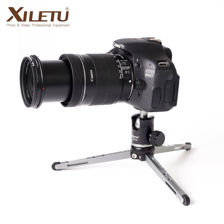 xiletu-mt26-xt15-high-bearing-desktop-bracket-mini-tabletop-tripod-and-ball-head-for-dslr-camera-mirrorless-camera-smartphone