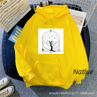 Natlux เสื้อฮู้ด เสื้อแขนยาวอบอุ่น หลวมและสบาย ทันสมัย เท่ ทันสมัย สไตล์ WWY23000A4 41Z231009