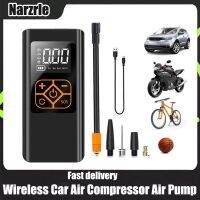 ☞♦ 4000mAh Tire Inflator Pump 150PSI Electric Wireless Portable Car Air Compressor Display for Motorcycle Bike Car Tyre Balls