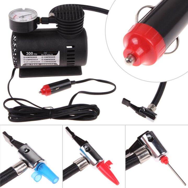 Portable Compressor For Car Tire Compressor 12V Auto Tire Inflator