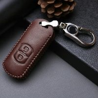 ❖✖┇ Leather Car Key Case Cover for Mazda Cx5 Cx3 2 3 Bk 6 Gh GJ Cx30 Cx7 Cx9 Mx5 Demio Cx-30 2020-2022 Key Ring Holder Accessories