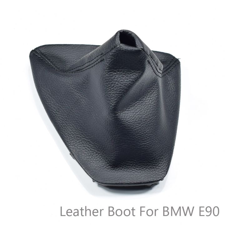 hot-stick-knob-lever-shifter-e90-e91-e92-e93-with-gaiter-boot-real-leather-dust-proof-cover