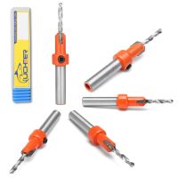 HH-DDPJUcheer 1set Hss Timber Tiny Woodworking Countersink Drill Bit Set Screw Cutter Wood Tools For Metal Wood Alloy Drill Bit Wrench