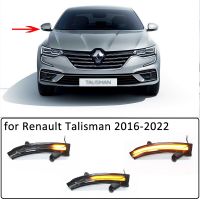 สำหรับเรโนลต์ยันต์2016-2021ไดนามิกไฟ LED กระจกด้านข้างเลี้ยวสัญญาณไฟตัวบ่งชี้ตามลำดับโคมไฟไฟกะพริบ