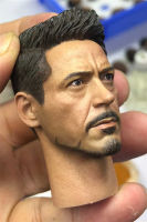 รูปปั้นหัว Tony Stark ขนาด1/6สำหรับ12นิ้วของสะสมตุ๊กตาขยับแขนขาได้ตุ๊กตา Phicen JIAOUL ออกแบบได้ตามต้องการ