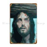 Wanghuilishop Ultra-Detailed Jesus Christ Metal Plaque โปสเตอร์เหมาะสำหรับ Home, Bar หรือ Cave Cinema Designer ป้ายดีบุก