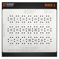 Amaoe BGA Reballing Stencil MAX:1 for MAX77838 77686 77818 77804 77665A PMIC Power IC Label Maker Tape