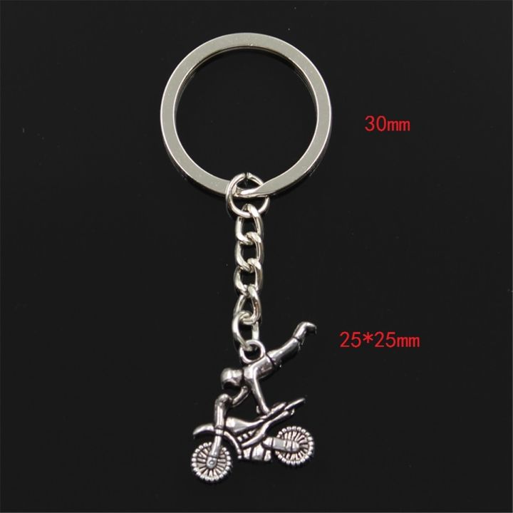 new-fashion-men-30mm-keychain-diy-metal-holder-chain-vintage-motorcycle-motorcross-25x25mm-silver-color-pendant-gift-key-chains
