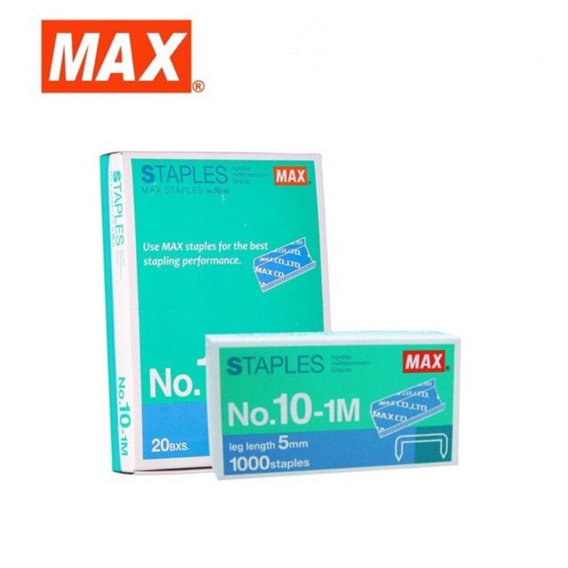 MAX No.10-1M Staples / Bullet / Dawai Kokot/ Ubat Stapler HD-10 | Lazada