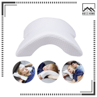 หมอน เพื่อสุขภาพ แบบโค้ง Pressure Free Memory Pillow รุ่น Pressure-Free-Memory-Pillow-02B-J1