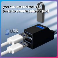 Hub USB 3port 3.0 Mini kotak pemisah portabel 5Gbps kecepatan Ultra tinggi cocok untuk PC laptop beberapa stasiun Dok bercabang