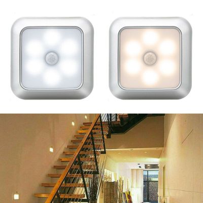 PIR Motion Sensor LED Night Light For Children Night Lamp For Kitchen Home Bedroom Cabinet Wardrobe Lamp Staircase Backlight