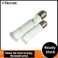 V-ELECTRONIC โลหะสำหรับตกแต่ง ฐานโคมไฟสำหรับ E27 E27 พลาสติกทำจากพลาสติก สีขาวขาว สกรูยึดไฟ ทนทานต่อการใช้งาน ทนความร้อนทน ที่ยึดไฟ โคมไฟหลอดไฟ LED