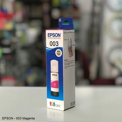 Epson 003 Magenta Ink Bottle Ink cartridge สีชมพู Epson 003 ของแท้ประกันศูนย์ 100%