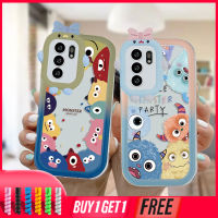 เคส OPPO A15 A54 A5S A57 A3S A76 A96 A16 A95 A56 A55 A7 A5 A9 A31 A53 A33 2020 A12 A1K A16E A16K A54S Reno 5 Lite 5F A74 A15S A52 A11K A92 A35 A11 A93 A32 A72 a94 A53S F19 A16S A57S A77 A57E เคสโทรศัพท์ TPU ซิลิโคนมอนสเตอร์สวรรค์น้อยมอนสเตอร์