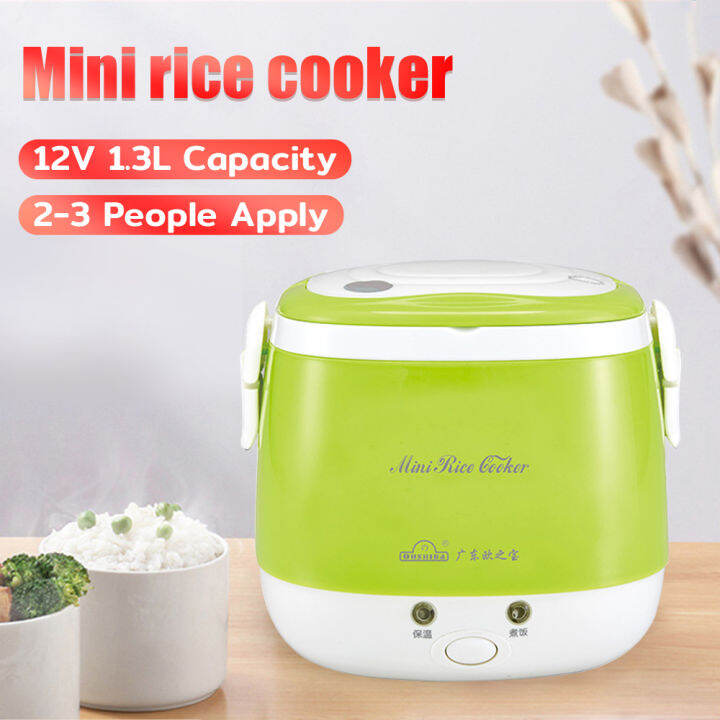 Aotop 24V Rice Cooker Electric Lunch Box For Trucks Car All in One