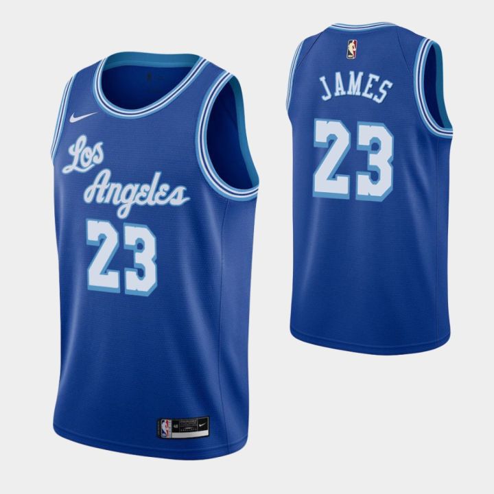 Men's Los Angeles Lakers LeBron James #23 Nike Blue 20/21 Swingman Jersey -  Classic Edition