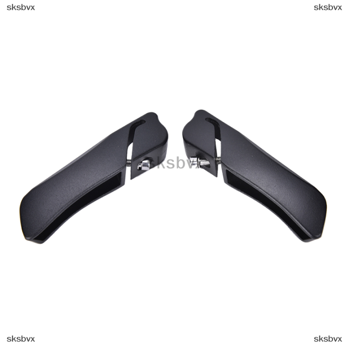 sksbvx-2x-black-อลูมิเนียมจักรยานจักรยานจักรยานเสือภูเขา-handlebar-bar-end-grips