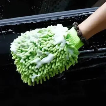 microfiber wash mitt car cleaning mitts