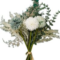 Artificial Dandelion Flowers Centerpieces for Tables Home Living Room Decor Fake Pampas Grass Wedding Arrangement