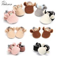 【hot】！ 2018 Brand New Toddler Newborn Baby Crawling Shoes Boy Lamb Slippers Prewalker Trainers Fur Ears