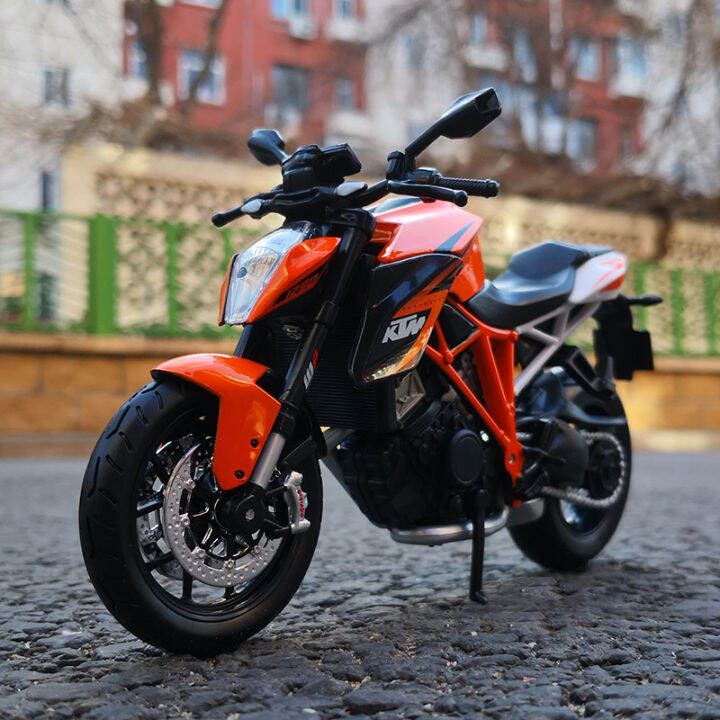 maisto-112-ktm-1290-super-duke-r-รถจักรยานยนต์รุ่นของเล่นคอลเลกชัน-autobike-shork-absorber-off-road-autocycle-ของเล่นรถ