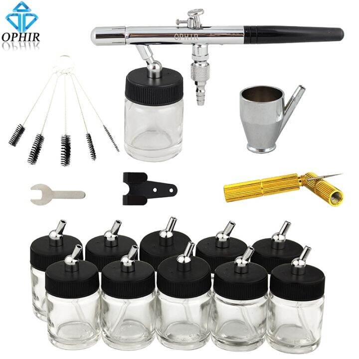 OPHIR 0.35Mm Siphon Double Action Airbrush For Body Painting Model