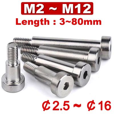 M2 M2.5 M3 M4 M5 M16 Baut Bahu Poros Berposisi Hex Dalam 304 Baut Stainless Steel Hexagon Plug Limit Sekrup Cup Baut Bantalan Kepala