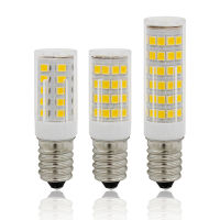 E14 หลอดไฟ LED 3W 4W 5W 220V 230V เซรามิค SMD 2835 ข้าวโพดหลอดไฟเปลี่ยน 20w 30w 40w หลอดฮาโลเจนสำหรับเทียนโคมระย้าตู้เย็น-dliqnzmdjasfg