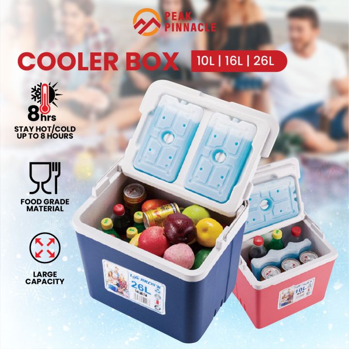 ALX Malaysia 10L/16L/26L Cooler Box FREE Freezer Ice Pack Fishing