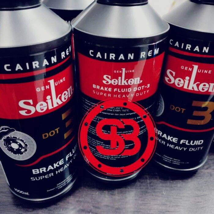 MINYAK REM SEIKEN 1 Liter DOT 3 BRAKE FLUID SEIKEN | Lazada Indonesia