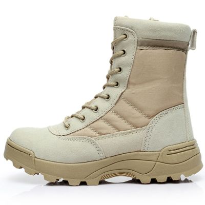Outdoor tactical boots Army fan hiking boots Desert non-slip combat boots High-top desert boots