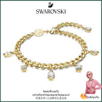 ?Swarovski?Dextera ผสมตัดกุหลาบสร้อยข้อมือเพชรทอง,S925 สร้อยข้อมือแฟชั่นสตรีเงินสเตอร์ลิง,ของขวัญวันเกิดวันวาเลนไทน์