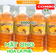 4 LÍT Mật ong rừng hoa cà phê nguyên chất Daklak- tăng cường sức khỏe