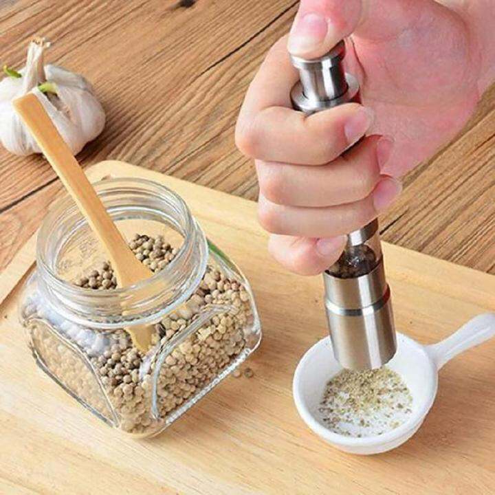 thumb-pepper-grinder-เครื่องบดเกลือสแตนเลส-pepper-mill-เครื่องบดเกลือและพริกไทยขนาดเล็กด้วยมือเดียวหรือคู่มือเดียว