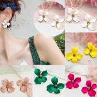 Bohemian Flower Stud Earrings ashion Colorful al Stud Earring Jewelry Accessories