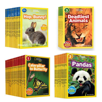 หนังสือภาพภาษาอังกฤษ 92 เล่ม National Geographic Kids pre level 1-2 be a NAT GEO kids super reader child หนังสือวิทยาศาสตร์ยอดนิยม