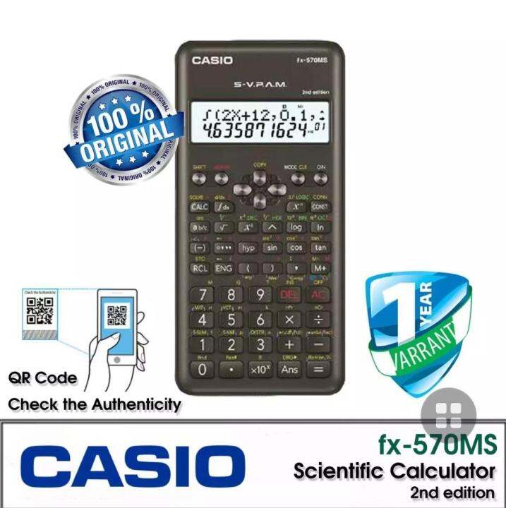 Original Casio FX570MS / fx 570ms 2nd Edition scientific calculator (1