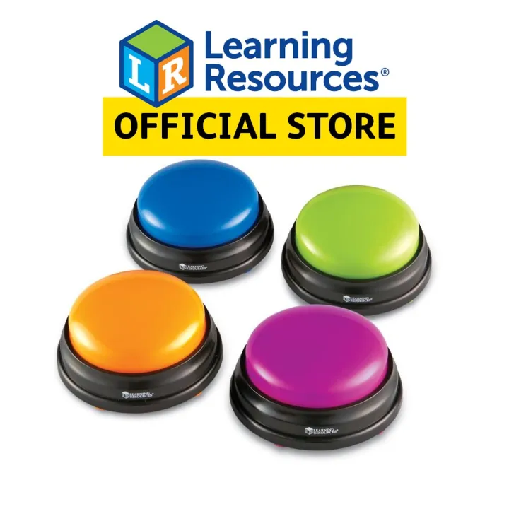 Learning Resources Answer Buzzers Set Of 4 Age 3 12 Classroom