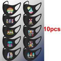 【CW】 10 pcs Adult Elk Printed Face Windproof Mouth Xmas Gifts New Year Decoration