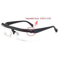 Sophia frames TR90 Magnifying Eyewear Double Vision Focus Dial Adjustable Glasses -6d to +3D Reading Myopia Presbyopic Glasses