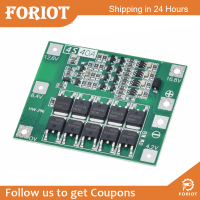 Foriot  3S 4S 20A เครื่องชาร์จแบตเตอรี่ลิเธียม60A 40A แผ่นป้องกัน18650 BMS มอเตอร์เจาะ11.1V 12.6V/14.8V 16.8V ปรับปรุง/สมดุล