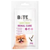 (ส่งฟรี)Bite Care Renal Care 38 g ขนมสุนัขแก่หรือมีภาวะไต ความน่ากินสูง โปรตีนและปริมาณฟอสฟอรัส ขนาด 38 กรัมต่อ 1 ซอง