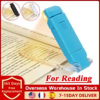 ETXMini LED Clip Book Light USB Rechargeable Book Reading Light Brightness Adjustable Eye Protection Portable Bookmark Read Light