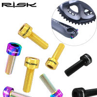 2ชิ้น Titanium Alloy Stem สกรู Bolts จักรยานพวงมาลัย Crank Bolts กันน้ำ Good Fixation Disc ke Caliper Colorful