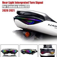 For Yamaha Nmax155 Nmax 155 2020 2021 Brake Tail Light Taillight Rear Lamp Integrated Flowing Turn Signal Blinker Scooter Motor